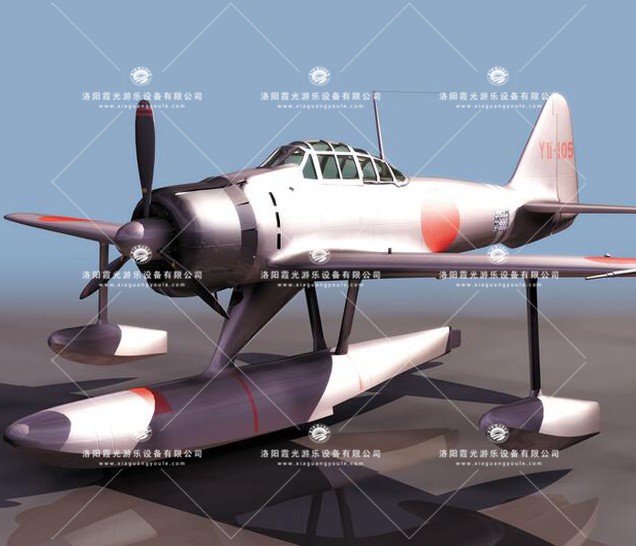 荔湾3D模型飞机_